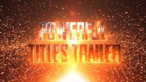 Videohive Powerful Title Trailer Titles template preview