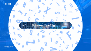 Videohive Intro Business Event (After Effects) Video Displays template preview