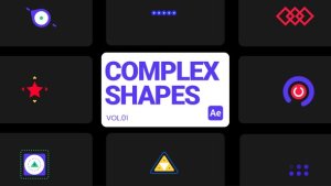 Videohive Complex Shapes 01 for After Effects Elements template preview