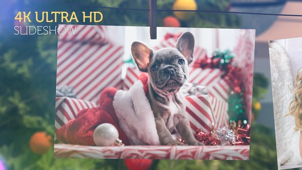 Videohive Christmas Slideshow (4K) Video Displays template preview