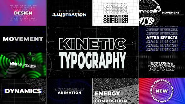 Videohive Kinetic Typography 59738447 Titles template preview