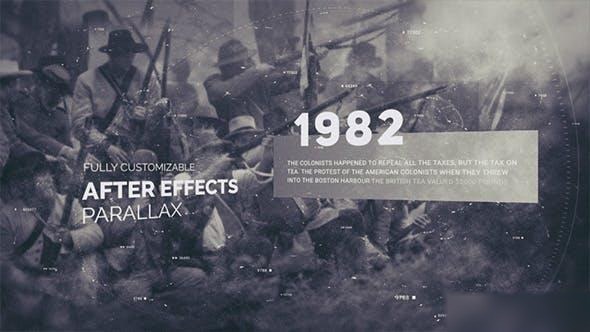 Videohive History Timeline Opener 20785397 Openers template preview