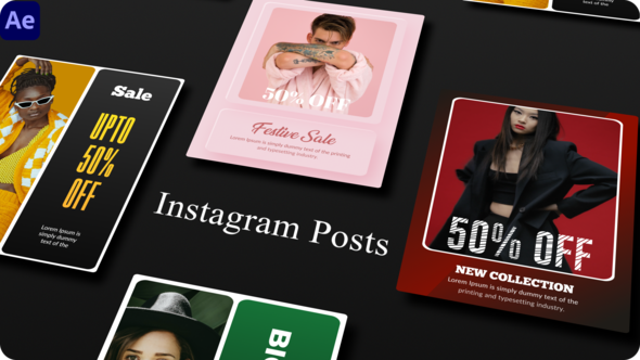 Videohive Instagram Posts 45576706 Product Promo template preview