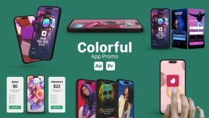 Videohive Colorful App Promo 51566146 Product Promo template preview