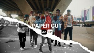 Videohive Premium Overlays Paper Cut Elements template preview
