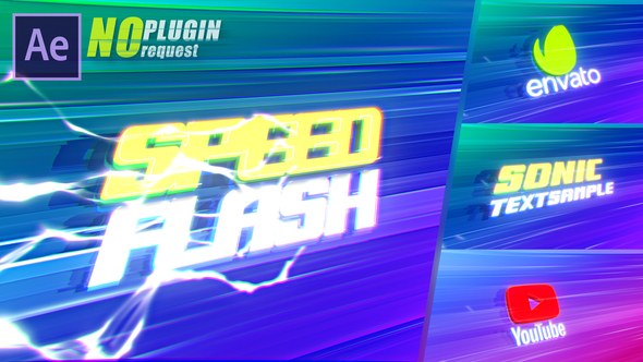 Videohive Flash Speed Intro Titles template preview