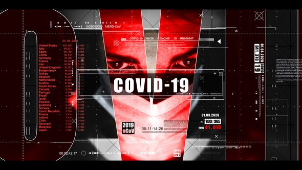 Videohive Pandemic Glitch Trailer Openers template preview