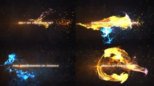 Videohive FireX Intro Video Displays template preview