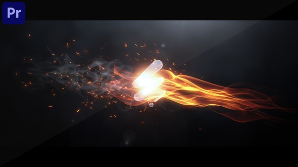 Elegant Flame Logo for Premiere Pro Premiere Pro template preview