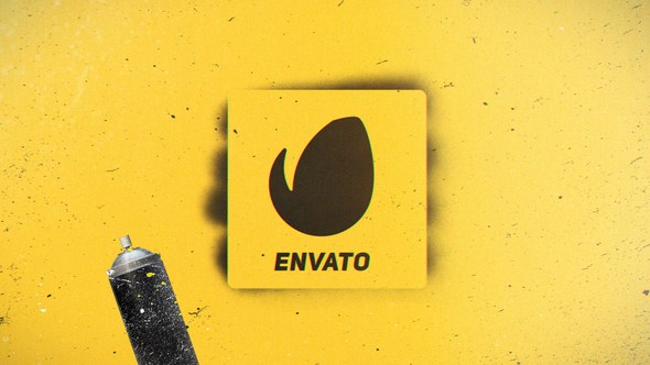 Videohive Spray Paint Logo Reveal Logo Stings template preview