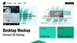 Videohive Web Desktop Promo Mockup Product Promo template preview