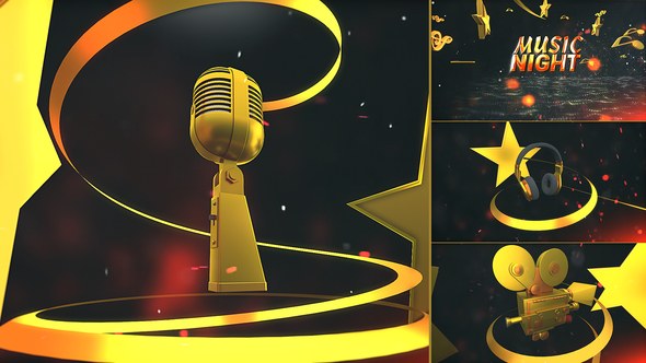 Videohive Music Night Broadcast-packages template preview