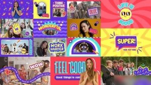 Videohive Colorful Intro 3 in 1 Openers template preview