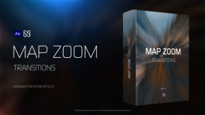 Videohive Map Zoom Transitions Elements template preview