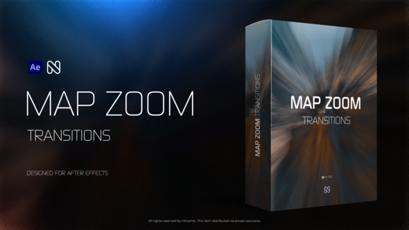 Videohive Map Zoom Transitions Elements template preview