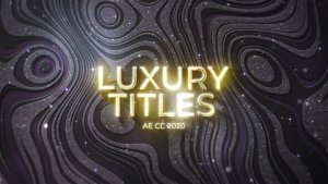 Videohive Luxury Liquid Titles Titles template preview