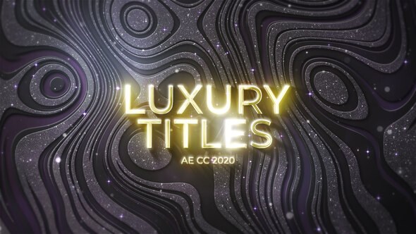 Videohive Luxury Liquid Titles Titles template preview