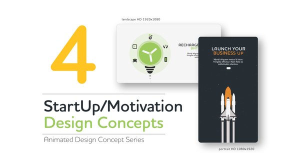 Videohive Start Up Motivation Design Concept Infographics template preview