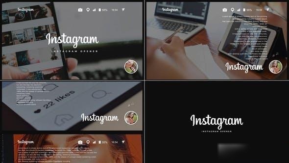 Videohive Instagram Opener 51122064 Openers template preview