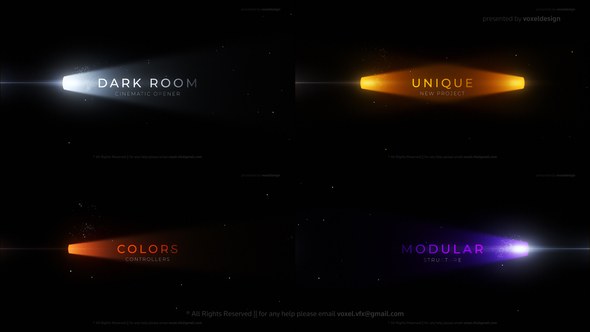 Videohive Dark Room Cinematic Opener Openers template preview