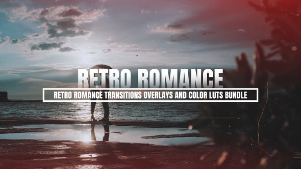 Videohive Retro Romance Transitions Overlays and Color LUTs Bundle 56265261 Elements template preview