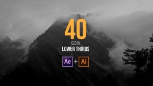 Videohive Clean Lower Thirds 53965868 Elements template preview