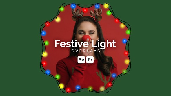 Videohive Festive Light Overlays Elements template preview