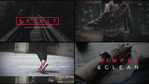 Spirit // Glitch Noisy Project Video Displays template preview