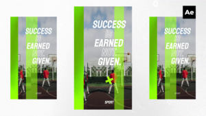 Videohive Sport Social Media Stories Product Promo template preview