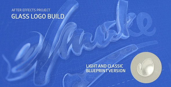Videohive Glass Logo Build Logo Stings template preview