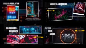 Videohive Glitch Title Slideshow Product Promo template preview
