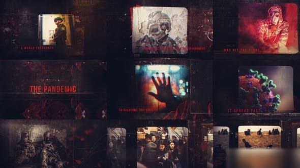 Videohive The Pandemic Montage Openers template preview