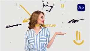 Videohive Grunge Doodles Art Intro Openers template preview