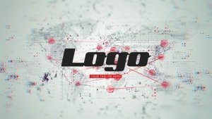 Videohive World Map Logo Reveal Logo Stings template preview
