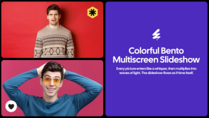Videohive Bento Colorful Slideshow Openers template preview