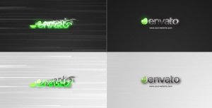Videohive Glitch Minimal Logo Logo Stings template preview