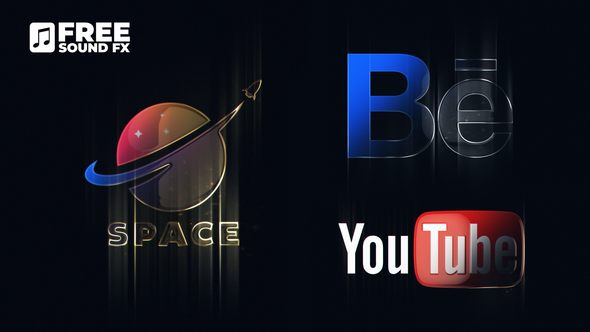 Videohive Elegant Glossy Logo with Metal Edge Logo Stings template preview