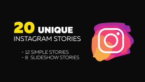 Instagram Stories Video Displays template preview