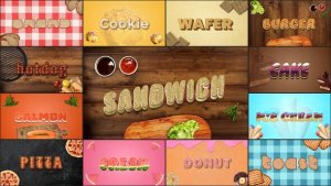 Videohive Food Text Effects Titles template preview