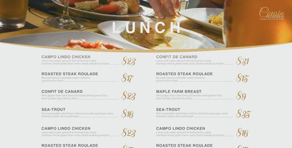 Videohive Restaurant Presentation Kit - After Effects Templates Video Displays template preview