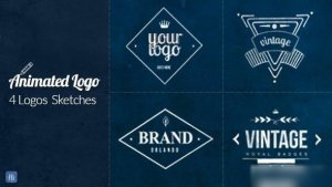 Videohive Animated Logo Pack Logo Stings template preview