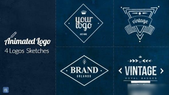 Videohive Animated Logo Pack Logo Stings template preview