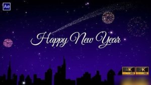 Videohive New Year Galaxy Opener | New Year Greetings Openers template preview