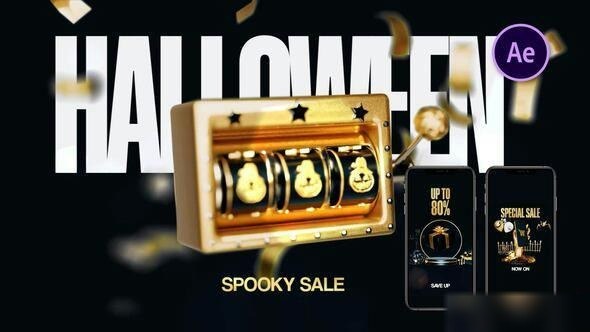 Videohive Luxury Halloween Sale Promo Openers template preview