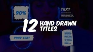 Videohive Hand Drawn Titles Titles template preview