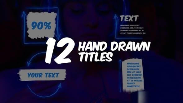 Videohive Hand Drawn Titles