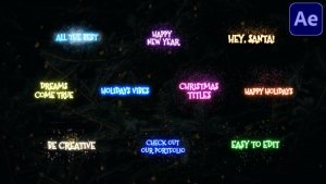 Videohive Christmas Magic Titles | After Effects Titles template preview