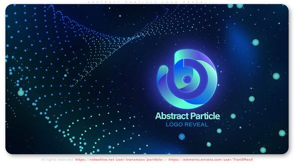 Videohive Abstract Particle Logo Reveal Logo Stings template preview