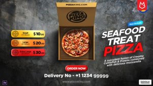 Videohive Pizza Menu Promotion | Box Mockup Product Promo template preview