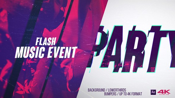Flash Music Event v2.0 Video Displays template preview